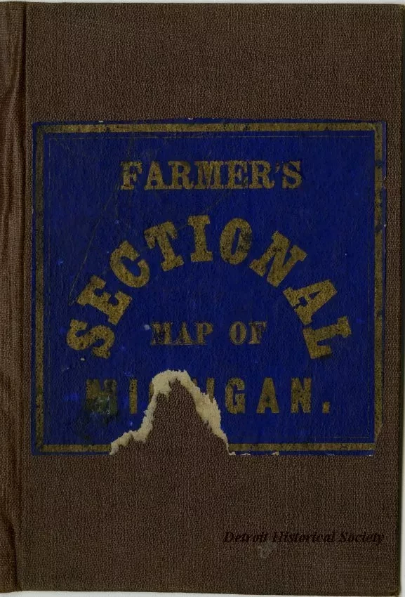 Map - Map of the State of Michigan and the Surrounding Country