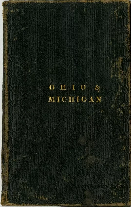 Map - Map of Ohio and the settled parts of Michigan.