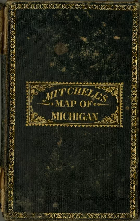 Cover, Map - Mitchell's Map Of Michigan