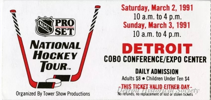 Program - Pro Set National Hockey Tour