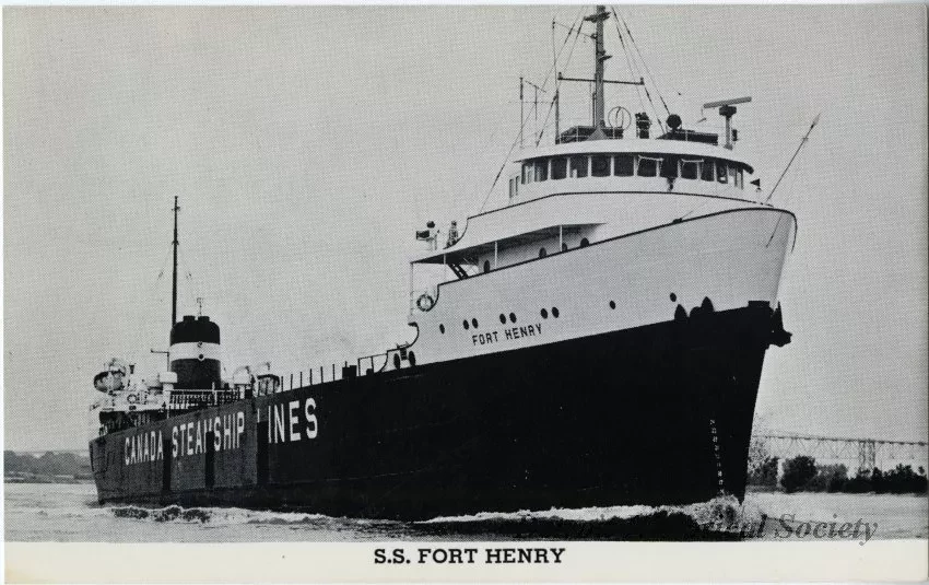 Postcard - S.S. FORT HENRY
