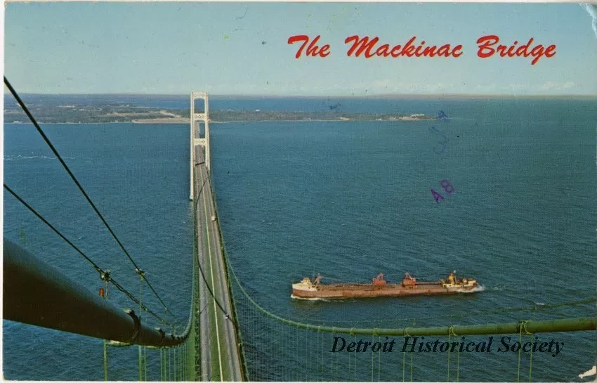 Postcard - The Mackinac Bridge