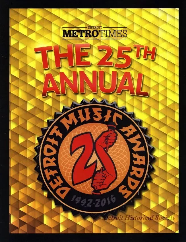 Program - 25th Detroit Music Awards