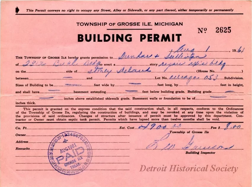 Permit, Building - Building Permit