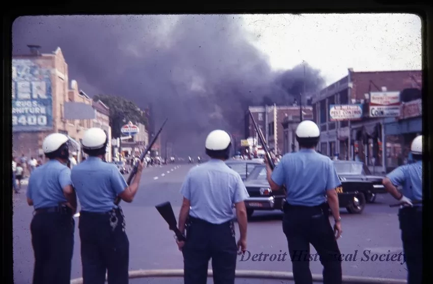 Transparency, Slide - Linwood Cop Line