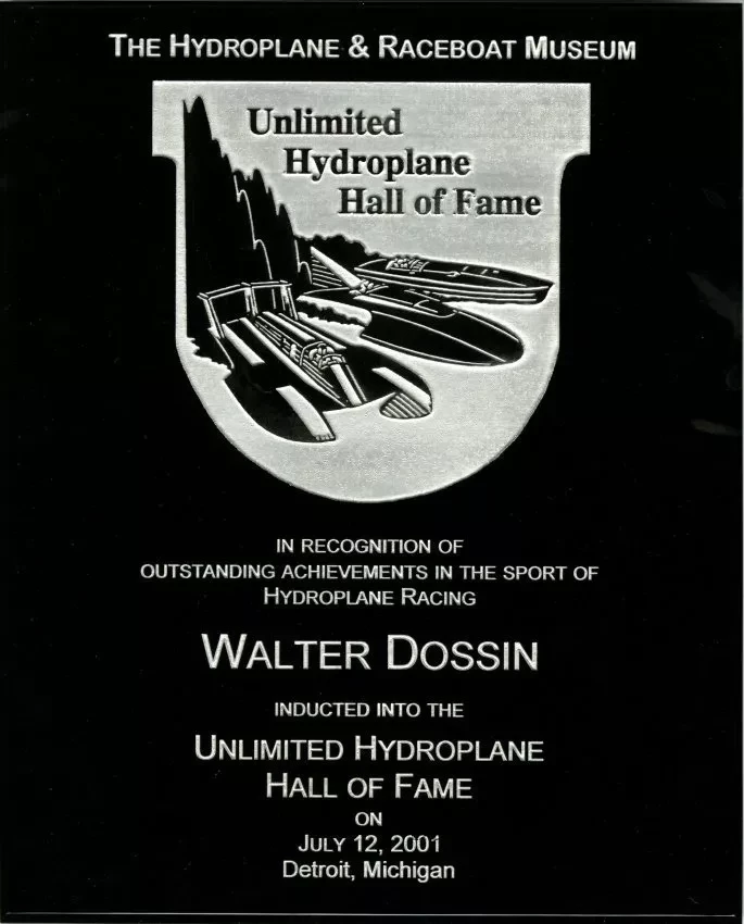 Plaque, Award