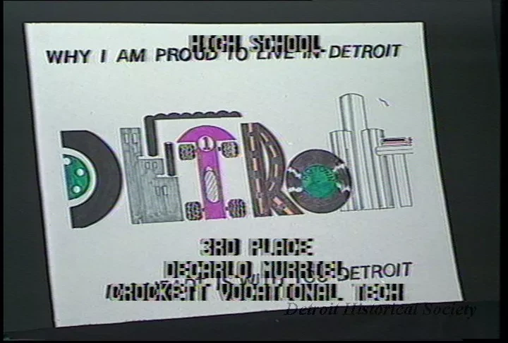 U-Matic - My Heart Is With Detroit Poster & Essay Winners
1991 Devil's Night Campaign
Master