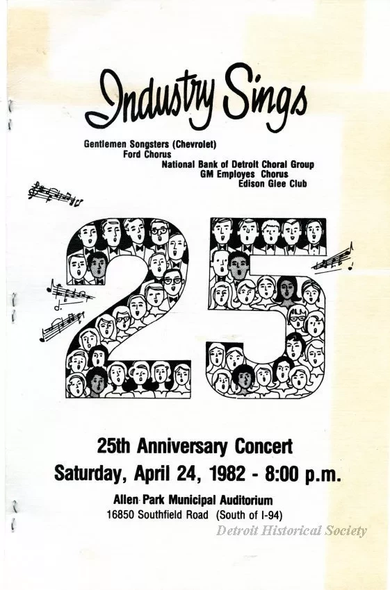 Program - Industry Sings