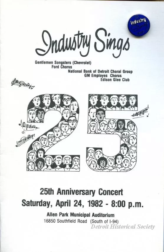 Program - Industry Sings 25th Anniversary Concert