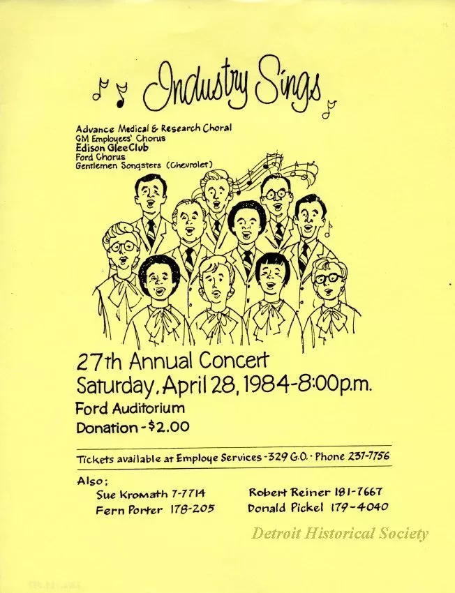 Flyer - Industry Sings