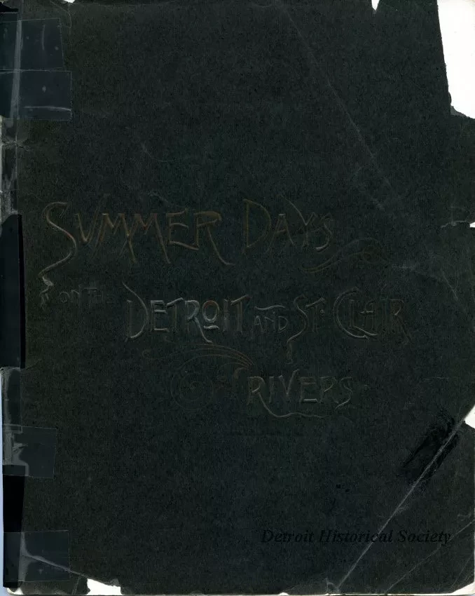 Booklet - Summer Days 
on the Route of Star-Cole Red and White Star Lines' Steamers