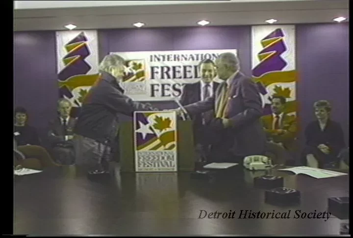 U-Matic - Freedom Festival Press Conference Mayor Office, 4-9-90