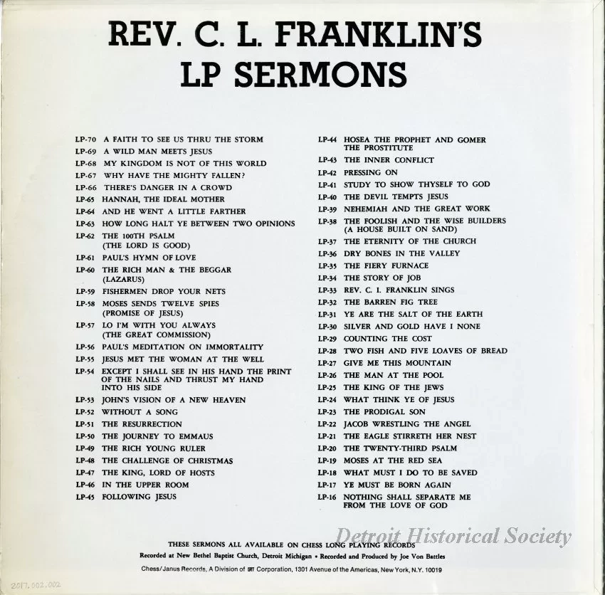 Jacket, Record - I Heard It Through the Grape Vine (CH-73)