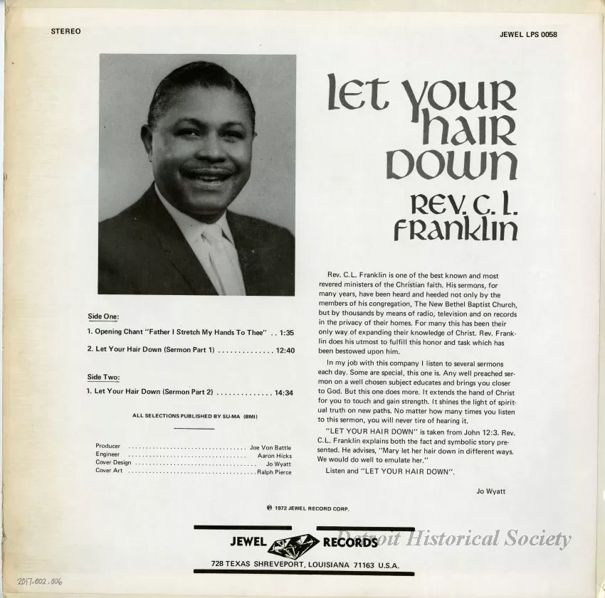 Album, Record - Let Your Hair Down