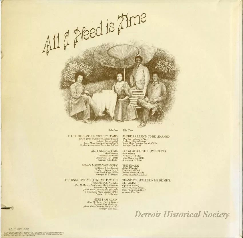 Album, Record - All I Need Is Time