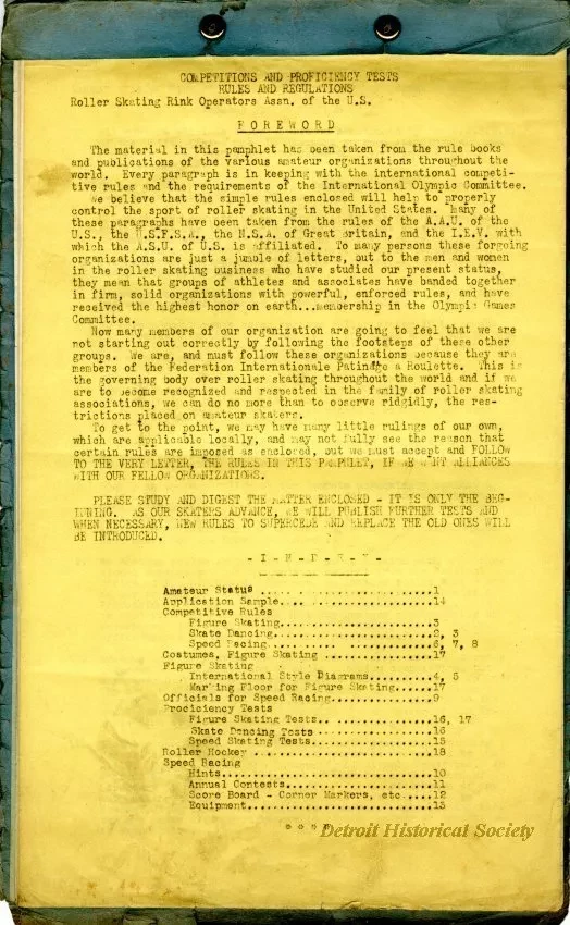 Rules - Competitions and Proficiency Tests,
Rules and Regulations