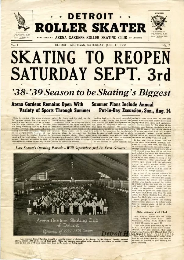 Newsletter - Detroit Roller Skater