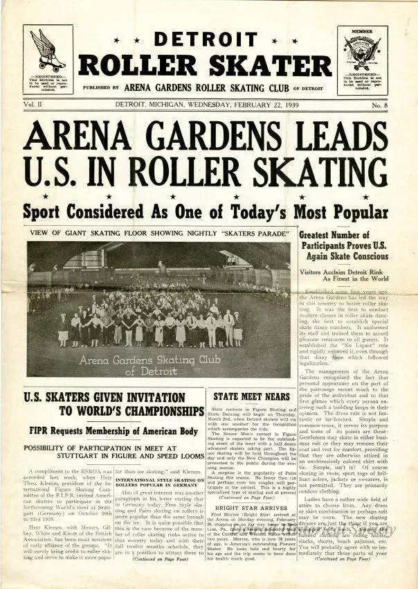 Newsletter - Detroit Roller Skater