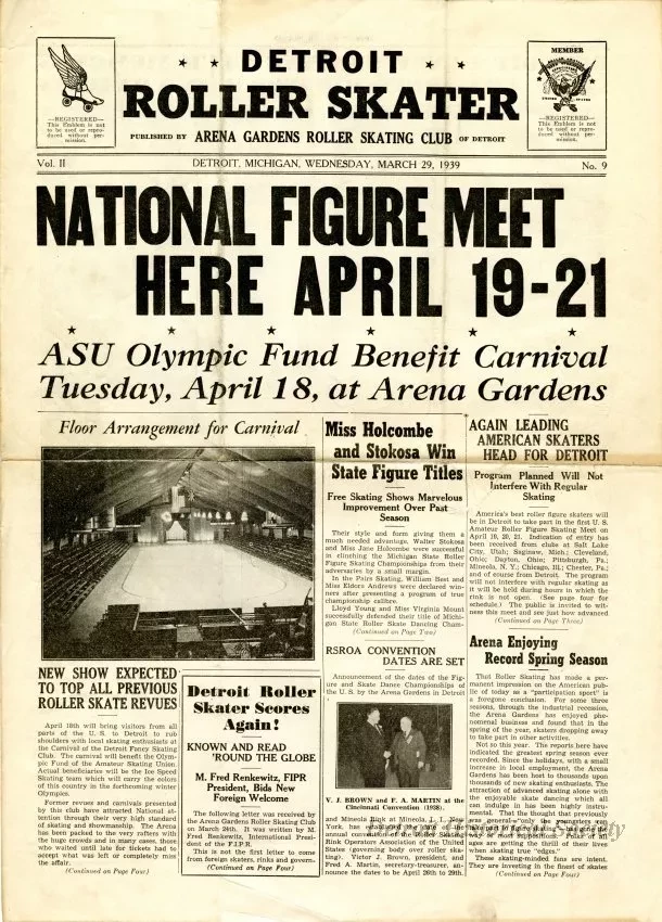 Newsletter - Detroit Roller Skater