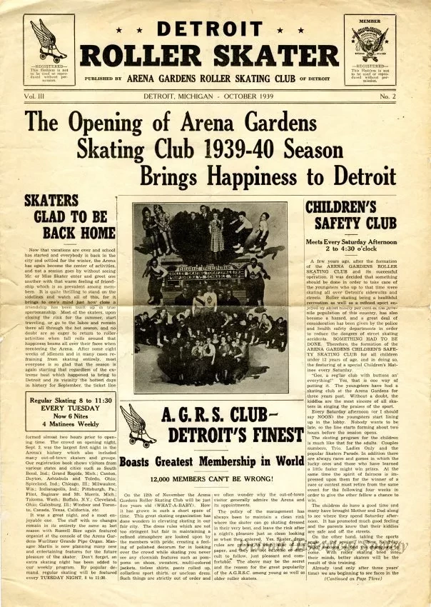 Newsletter - Detroit Roller Skater