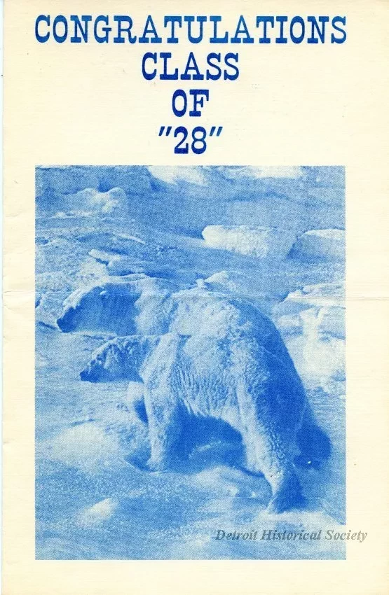 Program - Congratulations Class of "28"