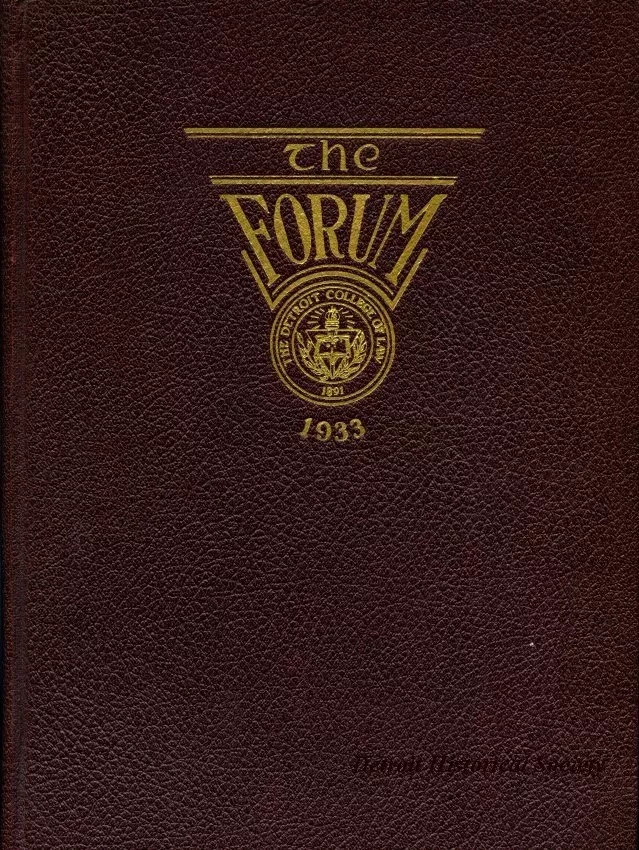 Yearbook - The Forum, 1933
