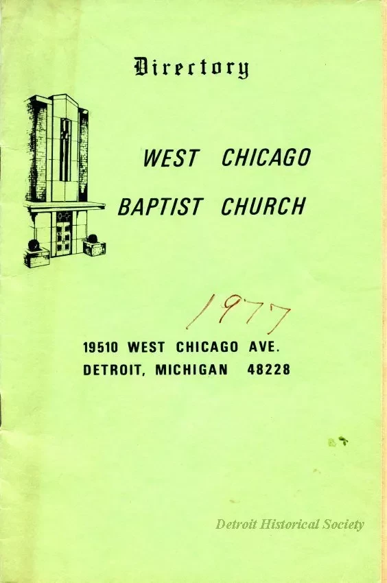 Directory - Directory, West Chicago Baptist Church