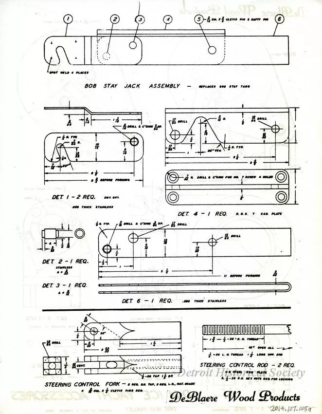 Drawing, Technical - DN Ice Yacht Accessories
