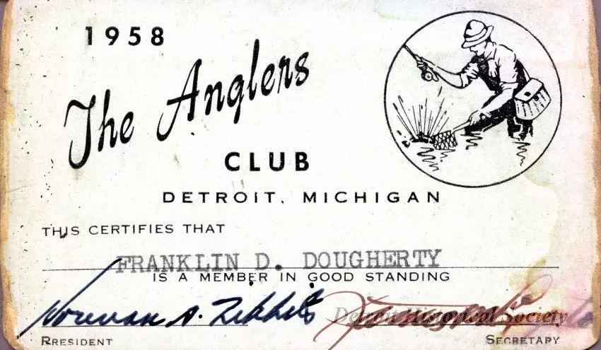 Card, Membership - The Anglers Club
