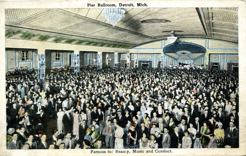 Postcard - Pier Ballroom, Detroit, Mich.