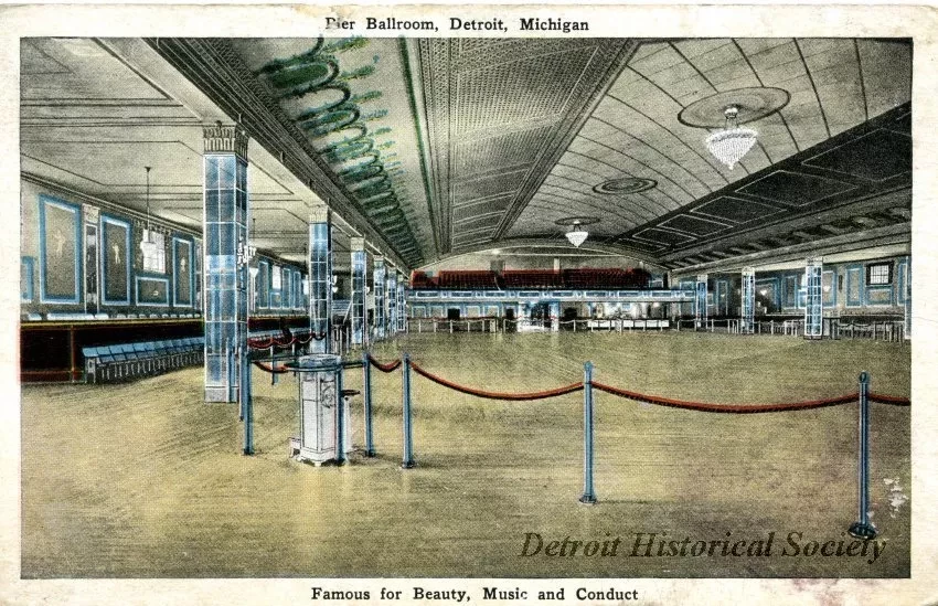 Postcard - Pier Ballroom, Detroit, Mich.
