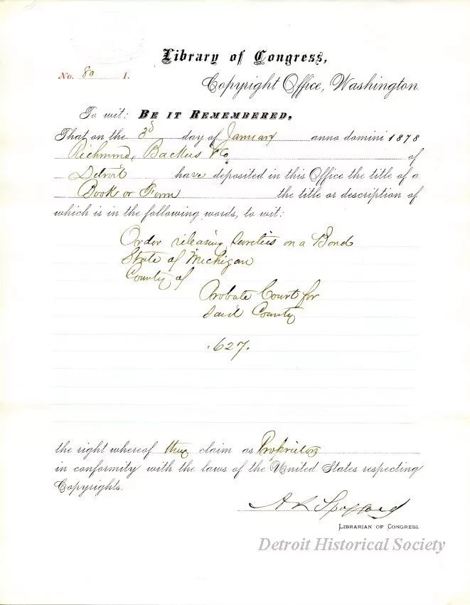 Registration - Library of Congress