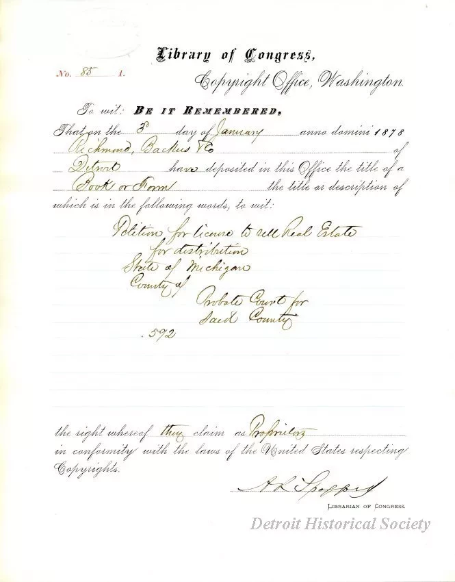 Registration - Library of Congress