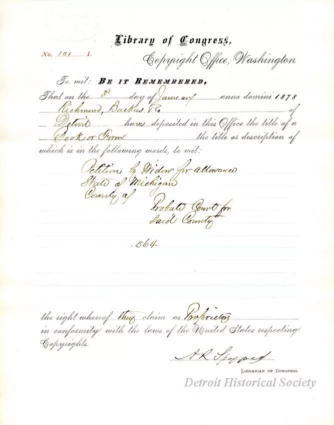 Registration - Library of Congress