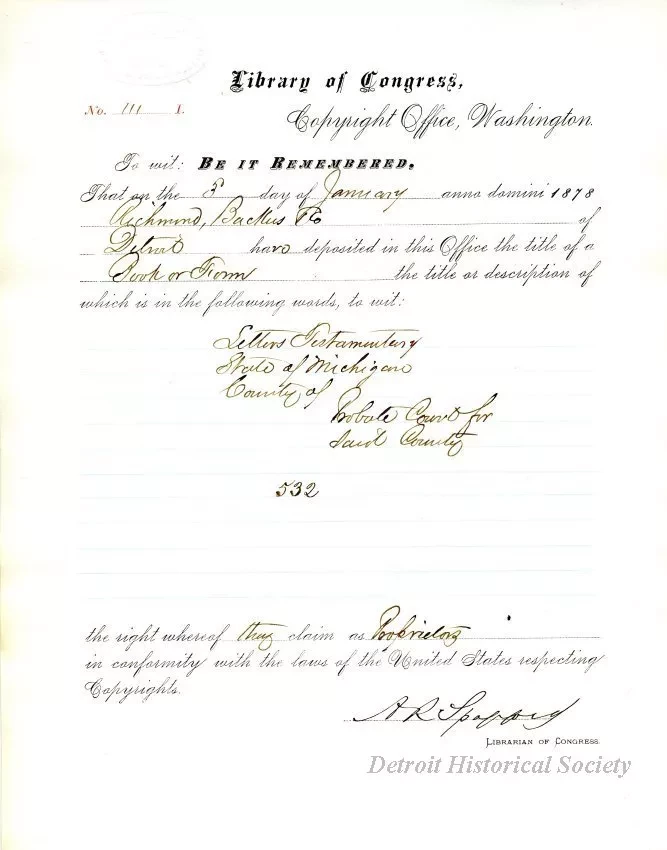 Registration - Library of Congress