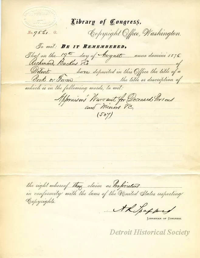 Registration - Library of Congress