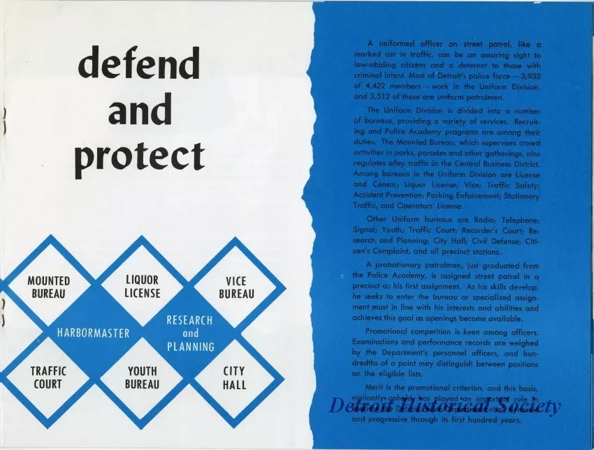 Booklet - Detroit Police Department
