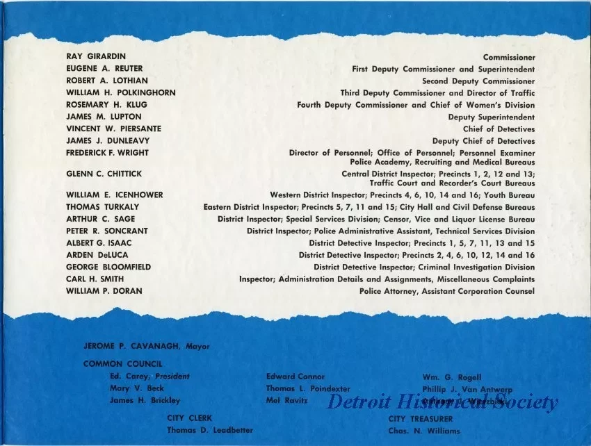 Booklet - Detroit Police Department