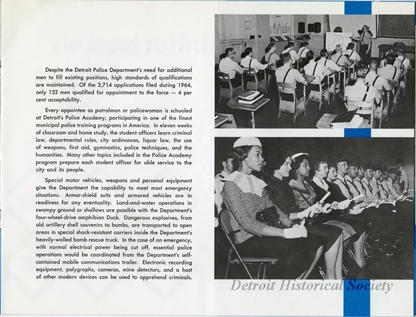 Booklet - Detroit Police Department