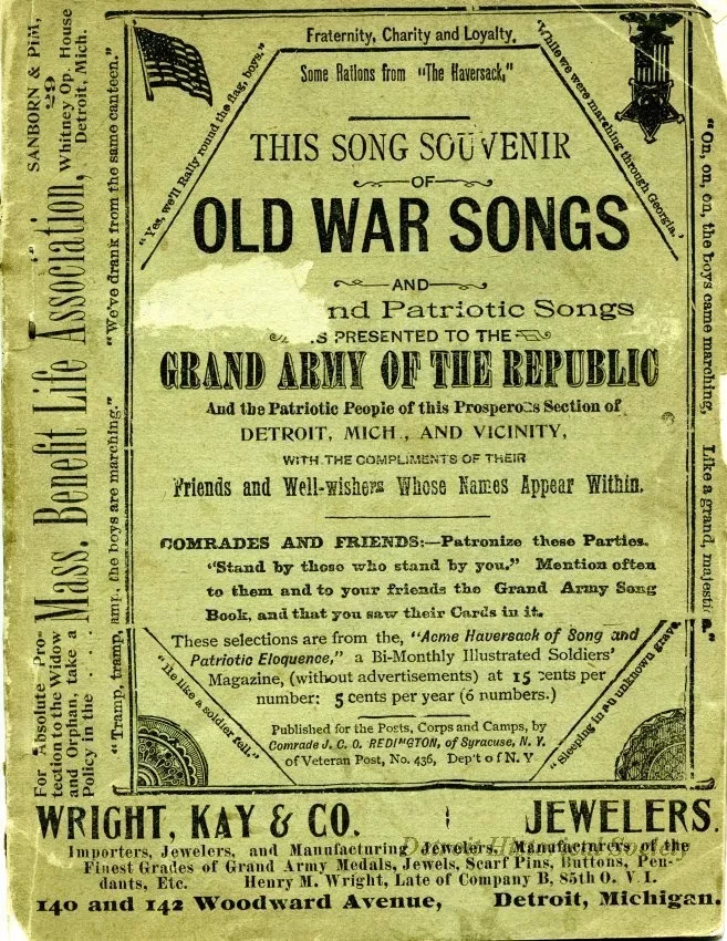 Booklet - Old War Songs