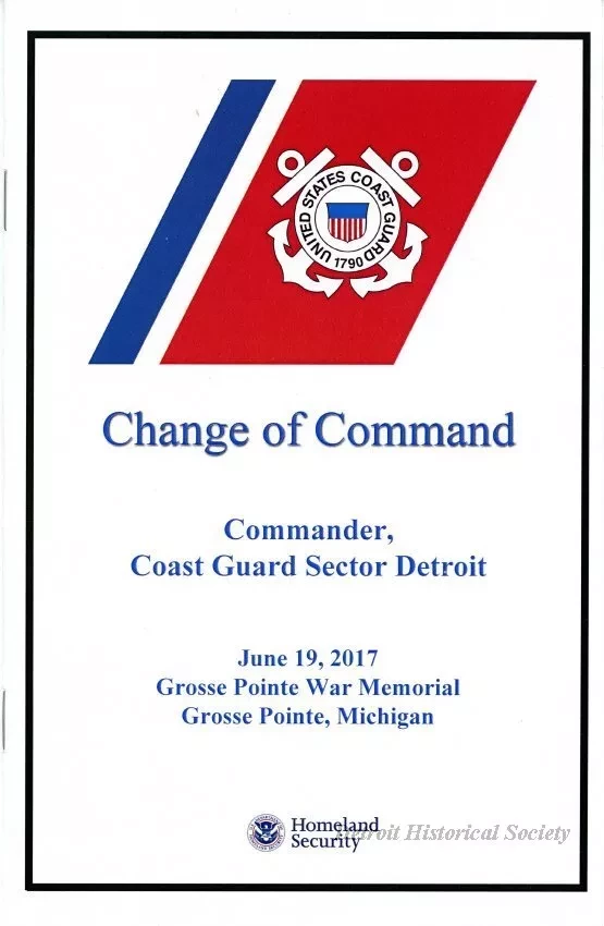 Program - Change of Command