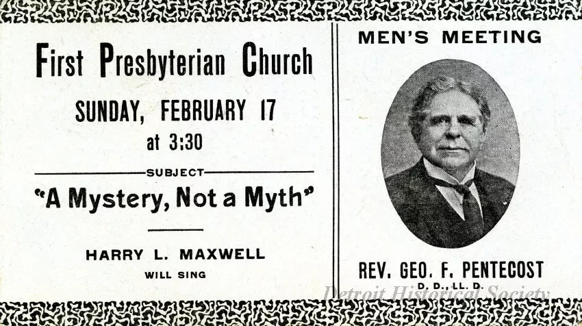 Advertisement - First Presbyterian Church