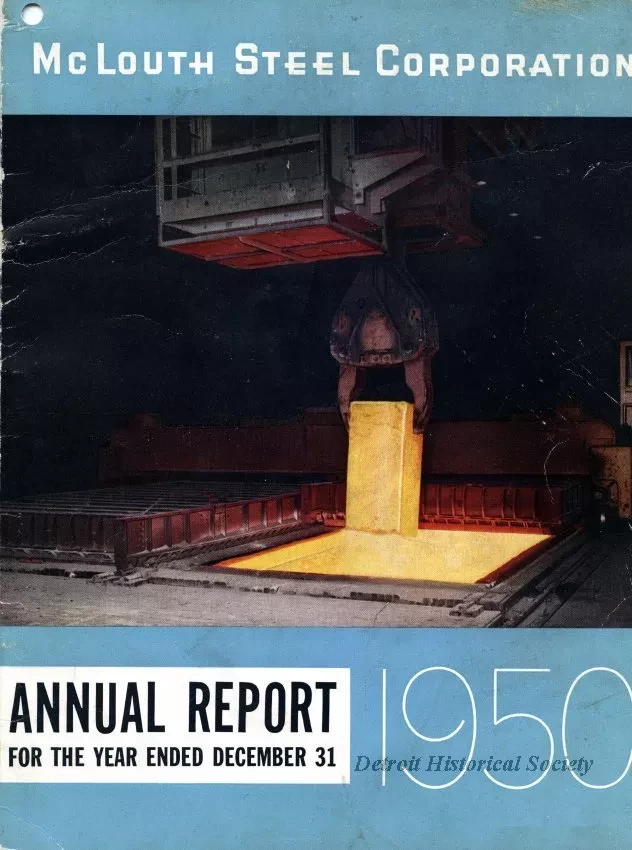 Report, Annual - McLouth Steel Corporation 
Annual Report for the Year Ended December 31, 1950