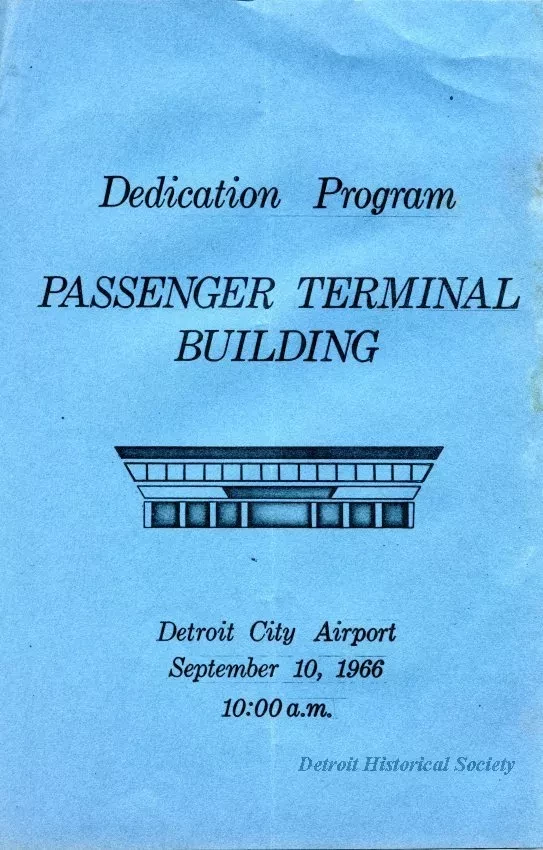 Program - Dedication Program
Passenger Terminal Building