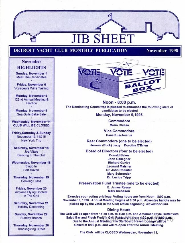 Newsletter - Jib Sheet