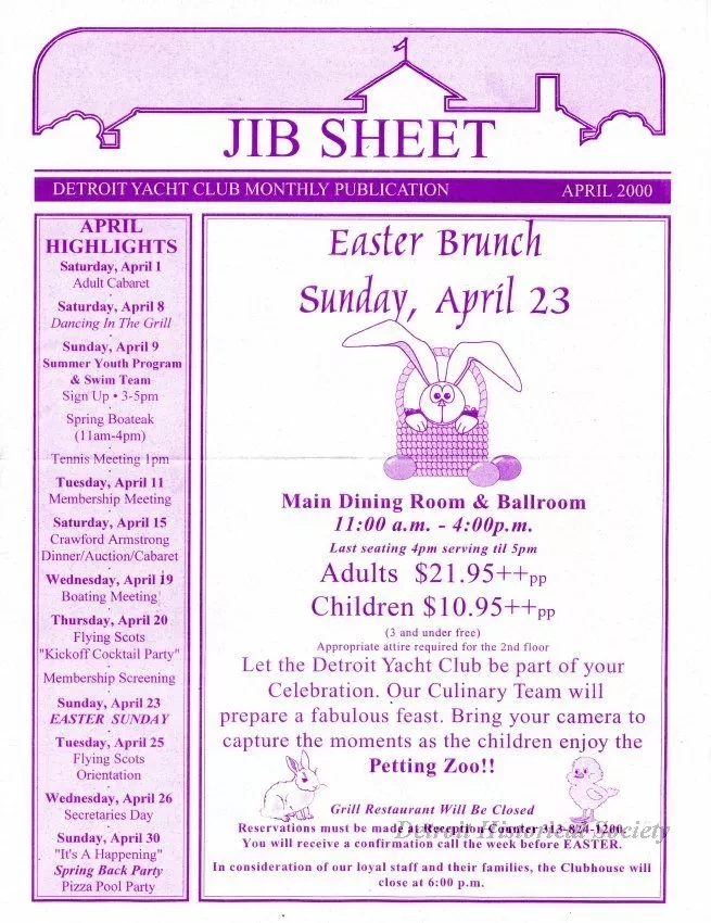 Newsletter - Jib Sheet