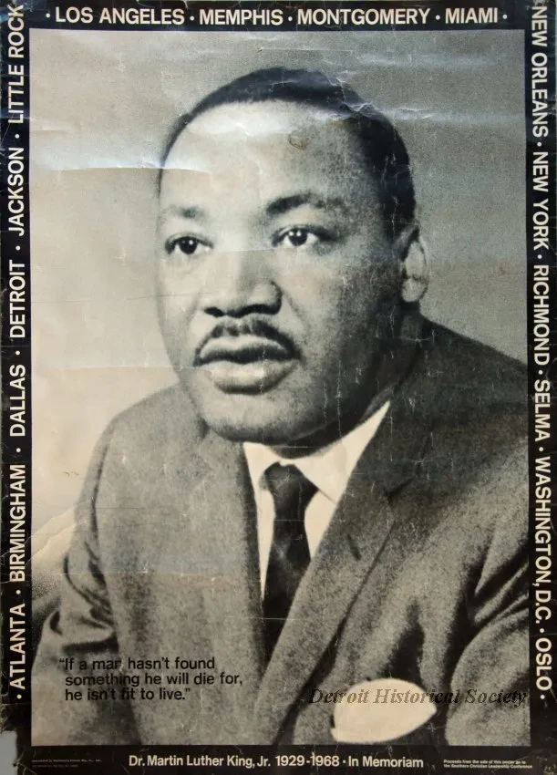 Poster - Dr. Martin Luther King, Jr., 1929-1968 - In Memoriam