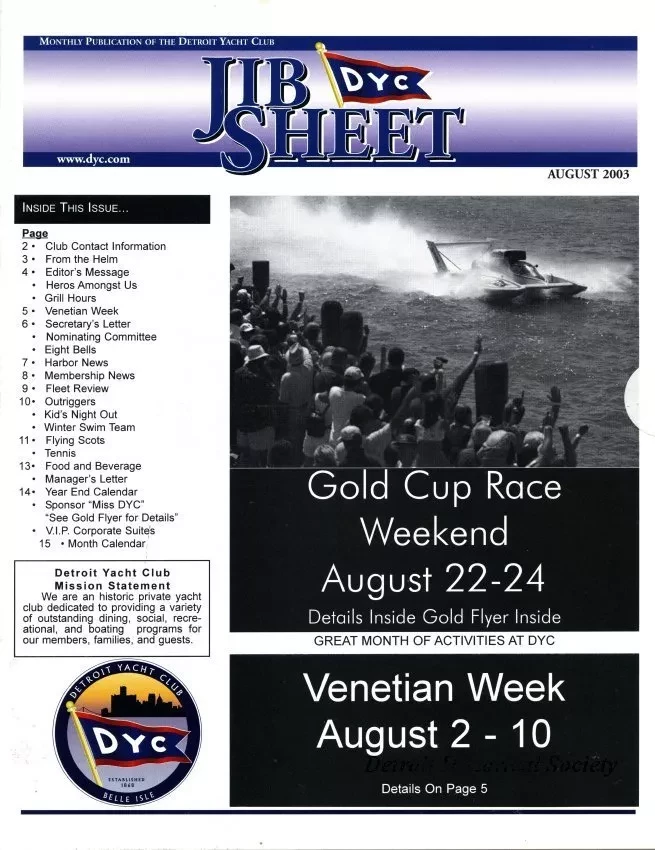 Newsletter - Jib Sheet