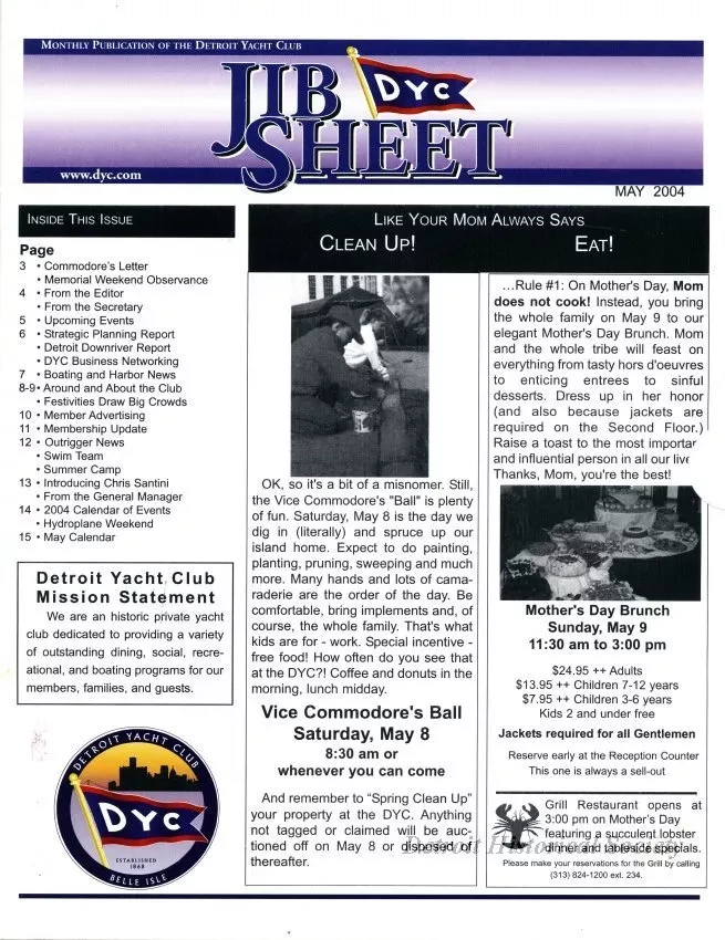 Newsletter - Jib Sheet