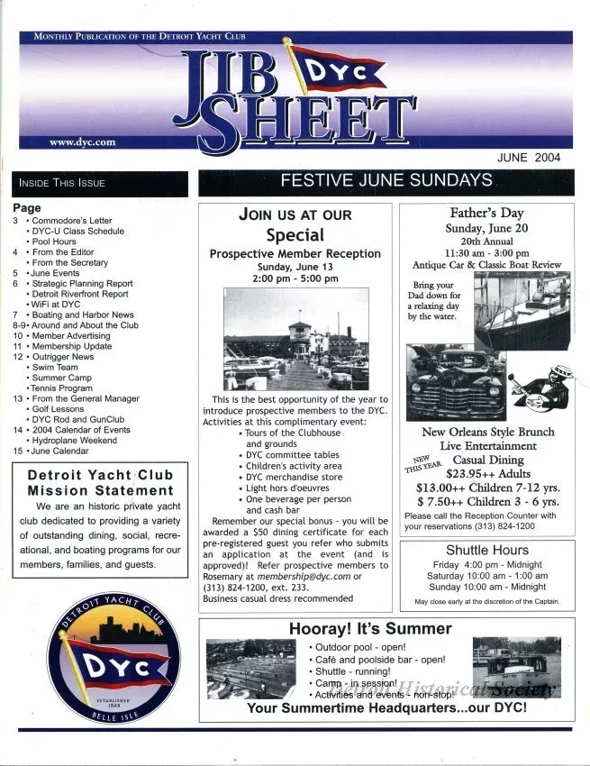 Newsletter - Jib Sheet